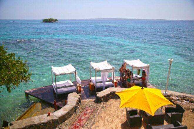 From Cartagena: Full-Day Boat Tour to Pirate Island - Boat Arrival and Welcome