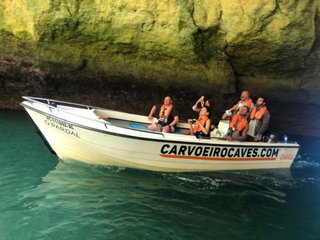 From Carvoeiro: Benagil Caves and Praia Da Marinha Boat Trip - Meeting Point and Ticket Booth Information