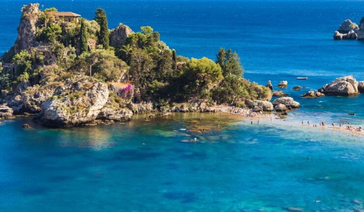 From Catania: Etna, Taormina, Isola Bella Audio-Guided Tour - Tour Overview