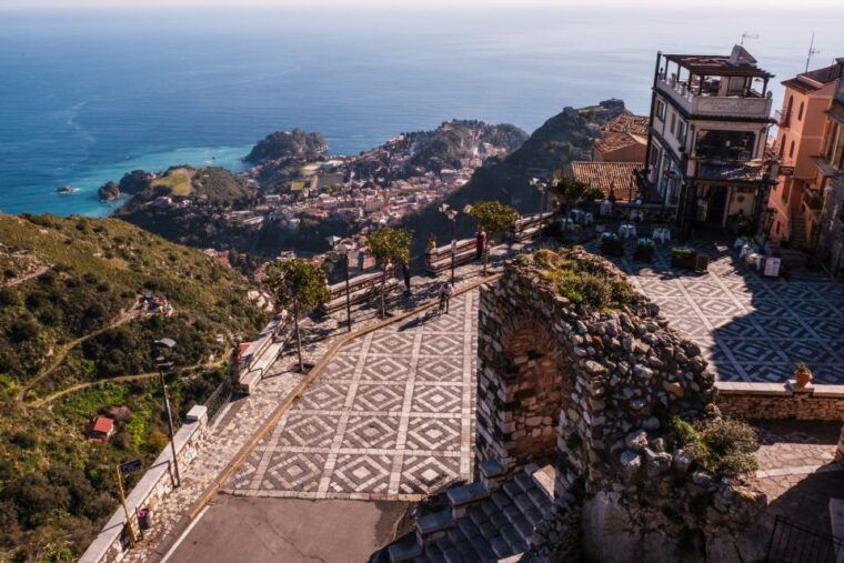 From Catania: Taormina, Isola Bella, and Castelmola Day Trip - Discovering Castelmola