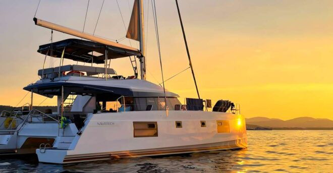 From Chania: Agioi Theodoroi Catamaran Dinner Cruise - Itinerary