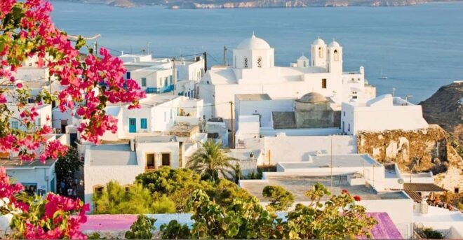 From Chania: Day Tour to Milos Island With Ferry Tickets - Visiting Sarakiniko Beach