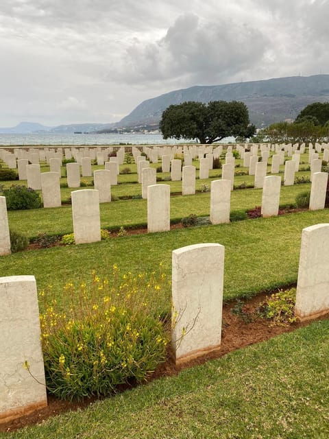 From Chania: Zorbas Beach, Agia Triada, Allies War Graves - Allied War Graves Visit