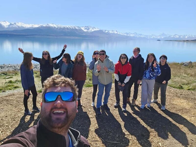From Christchurch: Mount Cook & Lake Tekapo Day Tour & Lunch - Lake Pukaki: Glacial Beauty and Uninterrupted Mountain Vistas