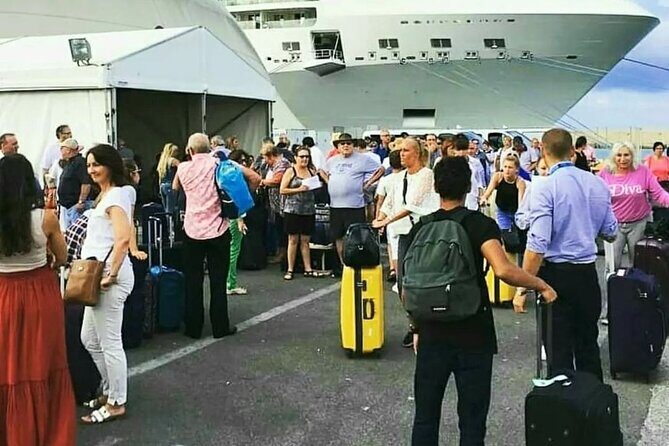 From Civitavecchia Cruise Port to FCO 1-8 People - The Itinerary: What to Expect