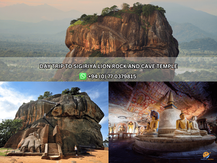From Colombo: Sightseeing Lion Rock & Dambulla With Safari - Itinerary Highlights