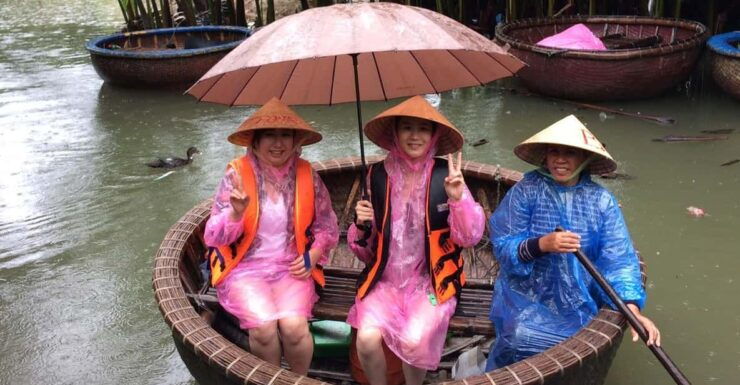 From Da Nang: Bay Mau Cooking Class, Basket Boat and Market - Itinerary Highlights