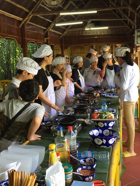 From Da Nang: Bay Mau Cooking Class, Basket Boat and Market - Bamboo Basket Boat Adventure