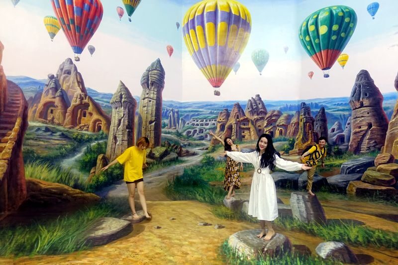 From Da Nang: Da Nangs No. Attraction with 3D Museum, Greek Santorini-style Son Tra Marina, Downtown Da Nang - Son Tra Marina brings the Santorini-style photo stop
