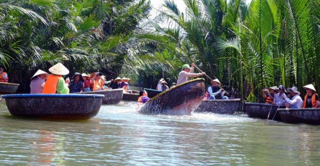 From Da Nang: Marble Mountain, Basket Boat Ride-Hoi An Trip - Itinerary