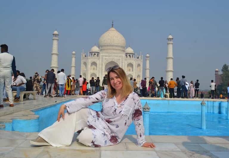 From Delhi:Sunrise Taj Mahal Trip with Elephant Conservation - Delicious Breakfast or Lunch Break