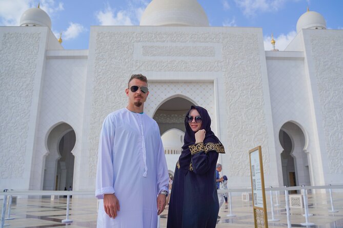 From Dubai: Half Day Sheikh Zayed Grand Mosque Guided Tour - Transportation and Travel Experience