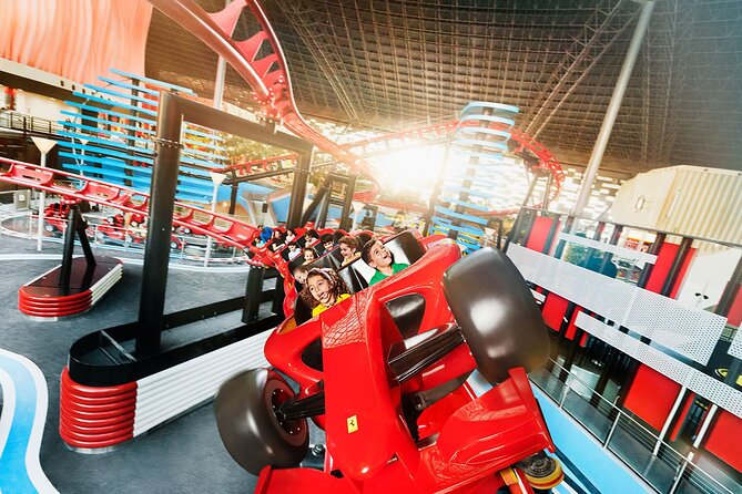 From Dubai: Sheikh Zayed Mosque and Ferrari World Entry Ticket - Inclusions