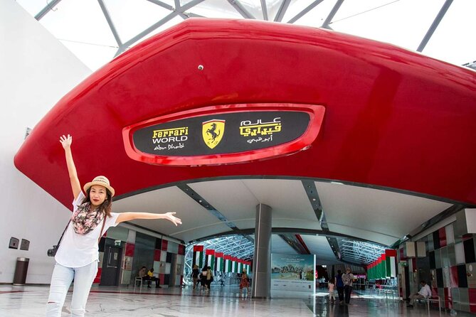 From Dubai: Sheikh Zayed Mosque and Ferrari World Entry Ticket - Reviews and Availability