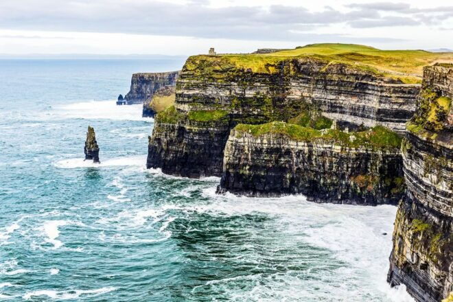 From Dublin: Cliffs of Moher, Burren & Galway City Day Tour - Cliffs of Moher Visit