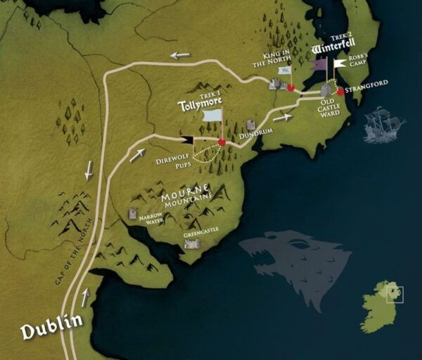 From Dublin: Game of Thrones Winterfell Locations Tour - Riverlands and Robb Starks War Camp