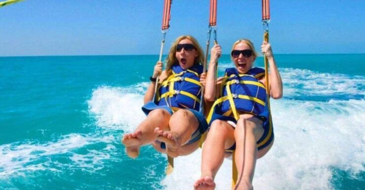 From EL Gouna: Parasailing, Jet Boat, Watersports & Transfer - Location and Duration