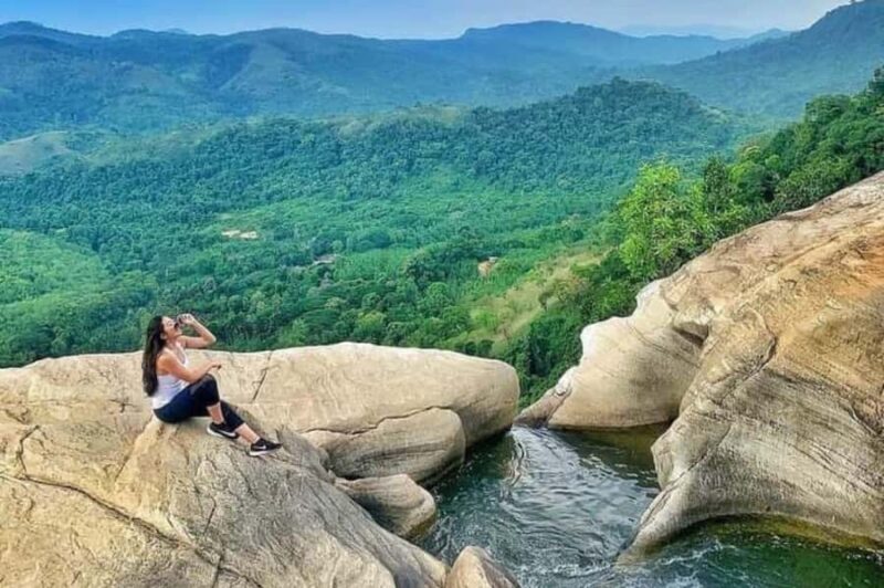 From Ella: Upper Diyaluma Infinity Pools Bath & Ravana Falls - Ravana Falls: The Powerful Contrast