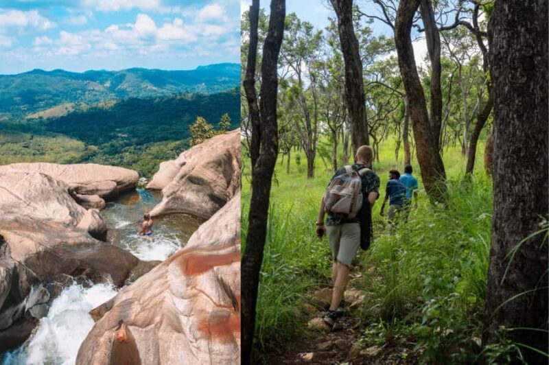 From Ella: Upper Diyaluma Infinity Pools Bath & Ravana Falls - From Calm Pools to Power: Ravana Falls