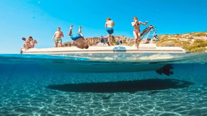 From Faliraki Harbor: Speedboat Tour With Snorkeling & Caves - Background