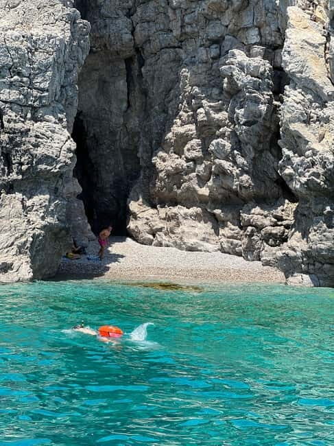 From Faliraki : Speedboat tour kalithea caves&antony kouin - FAQs