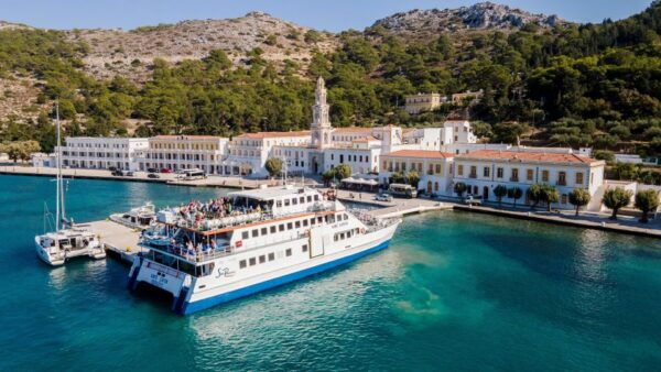 From Faliraki: Symi, St. George Bay, and Panormitis Cruise - Experiencing the Cruise