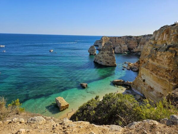 From Faro: Benagil Cave, Marinha Beach, Algar Seco & More - Location and Duration