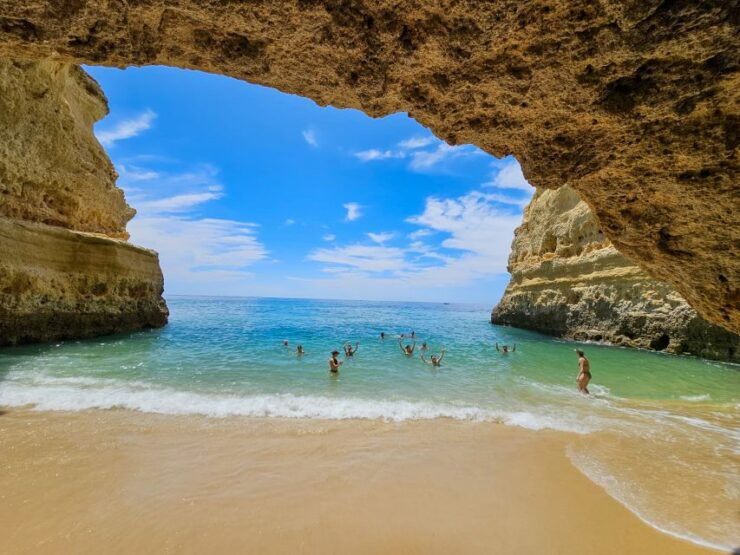 From Faro: Benagil Cave, Marinha Beach, Algar Seco & More - Itinerary Overview