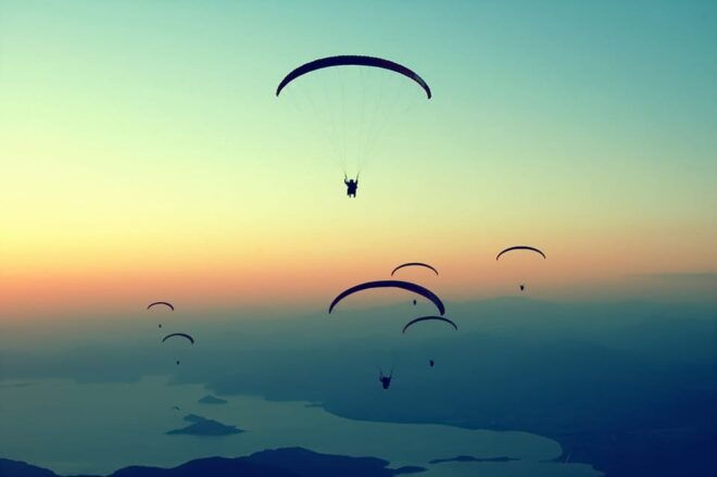 From Fethiye: Blue Lagoon Tandem Paragliding - Takeoff Point and Location