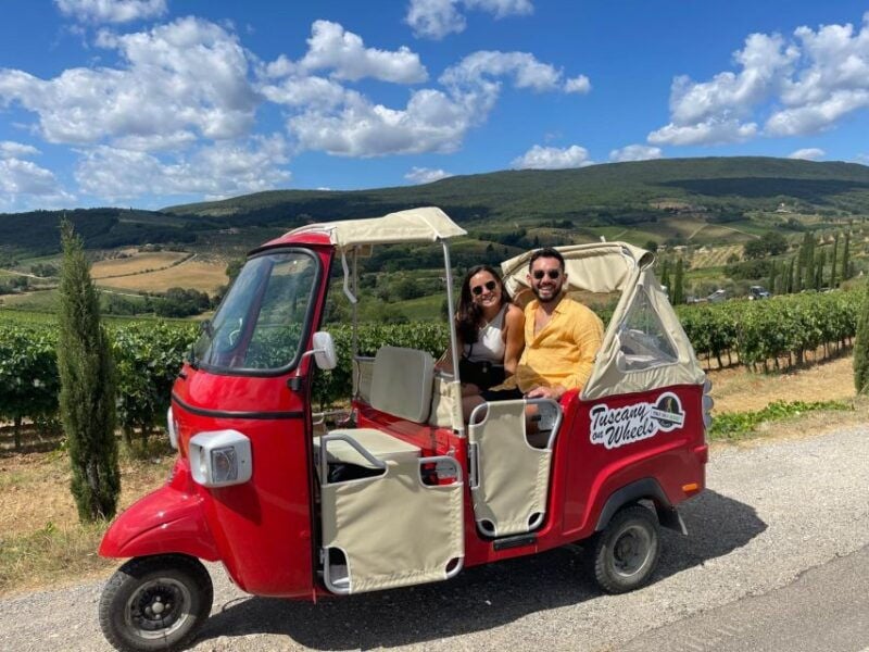 From Florence: Exclusive Tour of Tuscany by vintage Tuk Tuk - Good To Know