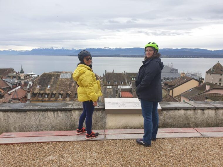 From Geneva Nyon Prangins Castle Garden Restaurant By E-Bike - Food and Beverage Options