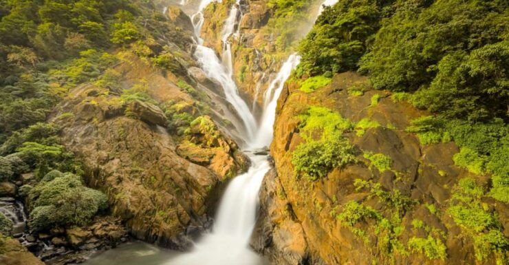 From Goa: Dudhsagar Waterfalls & Plantation Tour - Experience