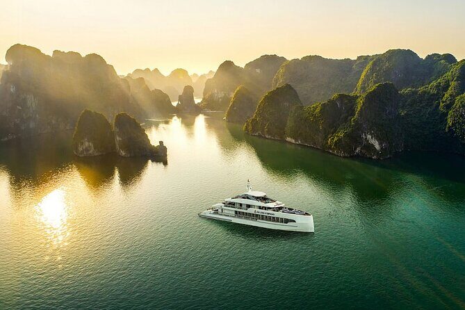 From Ha Long city : Luxury Ha Long Bay Day Tour on 5-Star Cruise - The Adventure Begins at Halong International Cruise Port