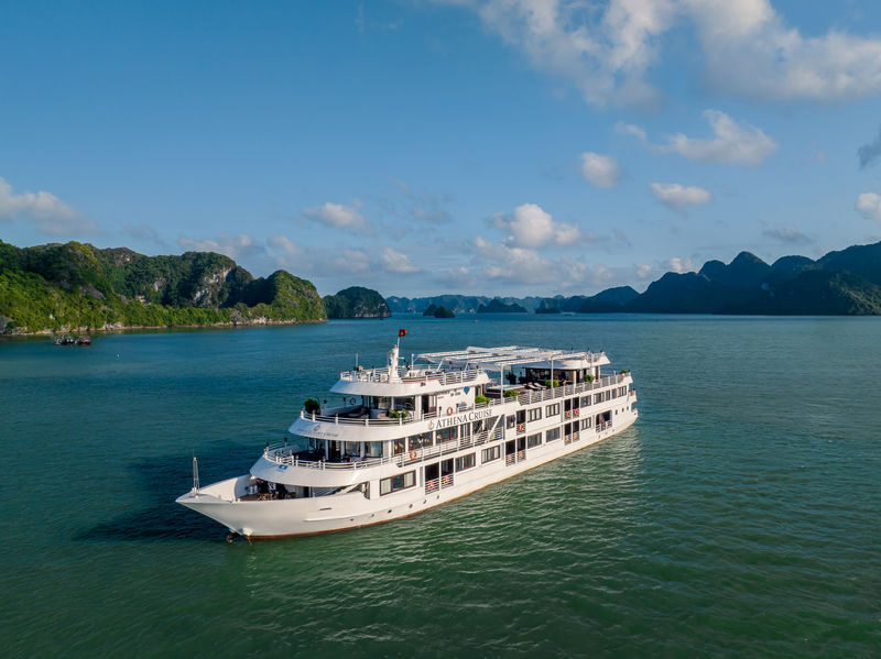 From Hanoi: 2-Day Ha Long Bay Cruise & Yen Tu Mountain UNESCO Heritage Tour - Sunset and sunrise from the cruise