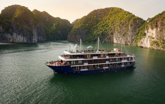 From Hanoi: 2-Day Halong and Lan Ha Bay La Pandora Cruise - Day 1: Hotel Pickup and Boarding
