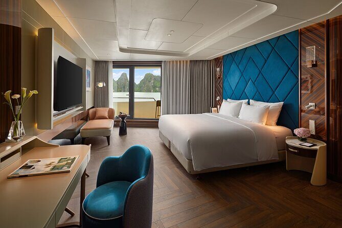From Hanoi 2D1N Halong Bay 6 Star Superyacht Cruise with Pool - Day 2: Early mornings and exploring more