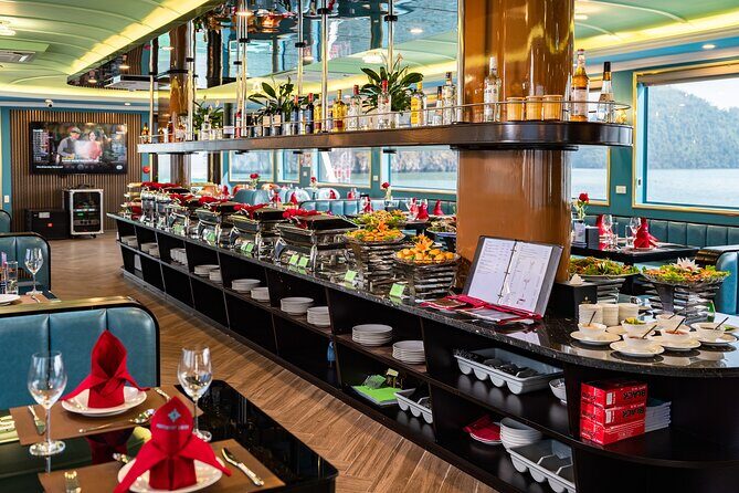 From Hanoi: 5-Star Amethyst Cruise Luxury Day Trip in Halong Bay - Sunset Party and Relaxation