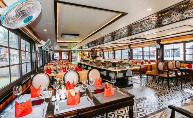 From Hanoi: Halong Bay Boat Tour With Lunch and Sunset Party - Included Amenities