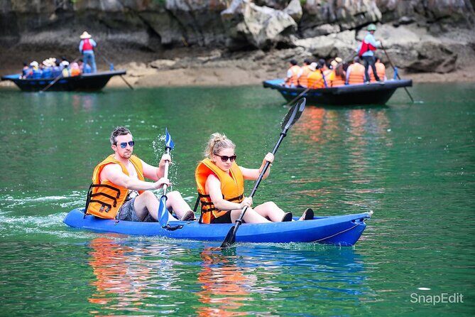 From Hanoi: Luxury Cruise Discover Halong Bay & Buffet Lunch - Lunch and Leisure Time