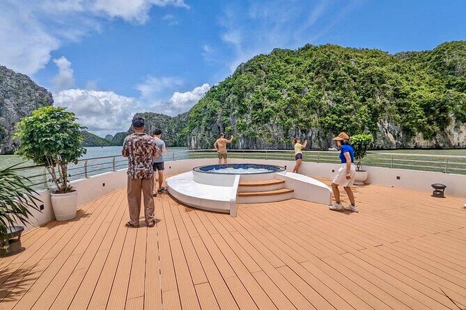 From Hanoi: Serenity Grandeur Luxury Day Cruise to Lan Ha Bay - Discovering Lan Ha Bay: Natures Masterpiece