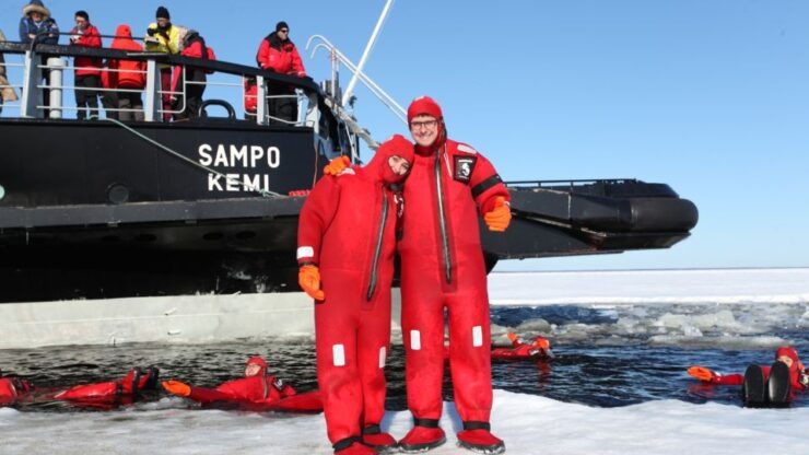 From Haparanda/Tornio: Icebreaker Sampo Cruise & Pickup - Winter Adventure in Finnish Lapland