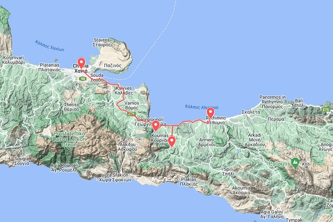From Heraklion: Chania - Rethymno - Argiroupolis - Kournas Lake - Common Questions