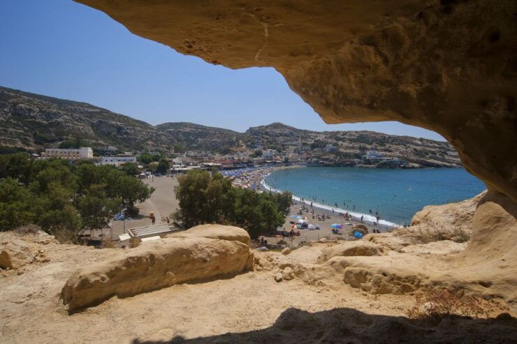 From Heraklion: Matala Beach and Hippie Caves - Experience Highlights