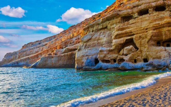 From Heraklion: Matala, Hippies Caves & Ancient Gortyn - Itinerary