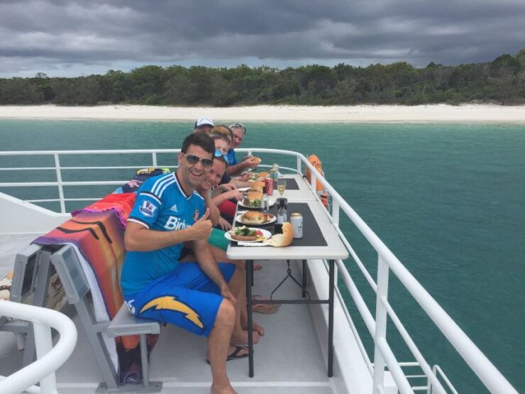 From Hervey Bay: Fraser Island Beach and Aussie BBQ Cruise - Activity Details