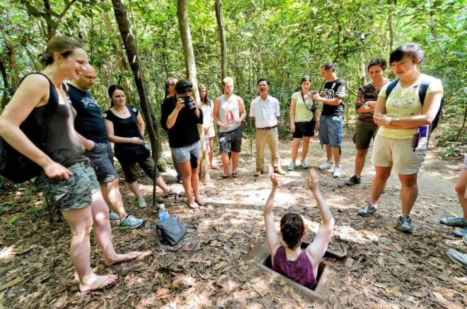 From Ho Chi Minh: Cu Chi Tunnels Small Group - Construction Details