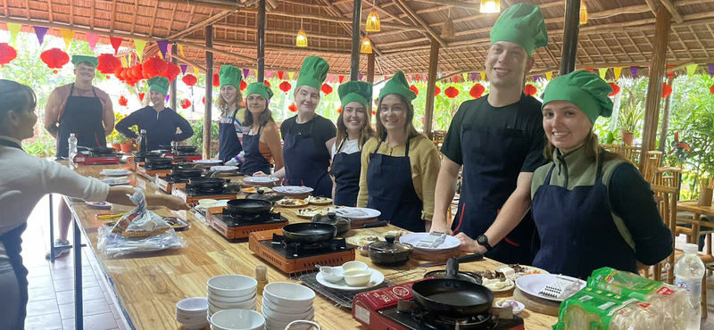 From Hoi An: Cooking Class, Coconut Basket Boat & Lantern Release - What the schedule means for your day