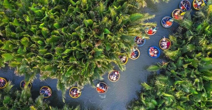 FROM HOI AN: ENJOY COCONUT BASKET BOAT & COOKING CLASS - Itinerary Breakdown