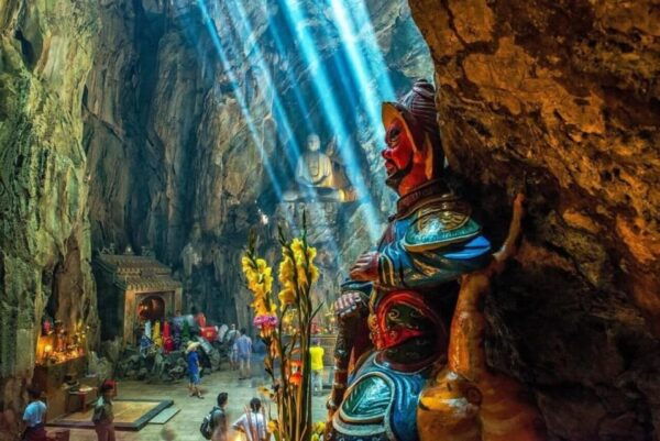 From Hoi An: Marble Mountains ,Am Phu Cave Guide Tour, Lunch - Booking Information