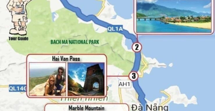 From Hue Bus Trip To Hoi An, Marbe Moutain, Hai Van Pass.. - Itinerary Highlights